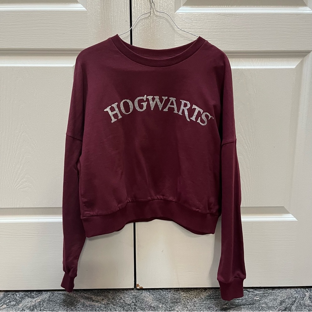 Harry Potter Hogwarts burgundy crewneck sweatshirt from Primark